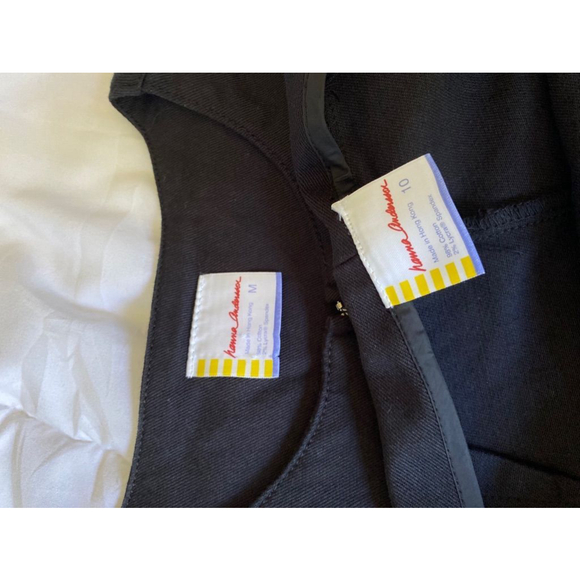 Women's Hanna Andersson Black Suit Skirt Set Size Medium - Picture 2 of 6